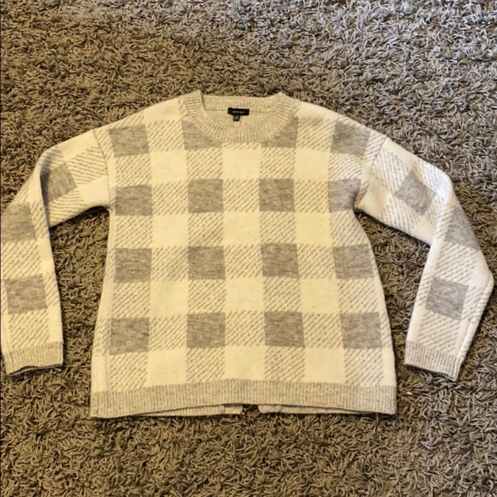 Plaid sweater